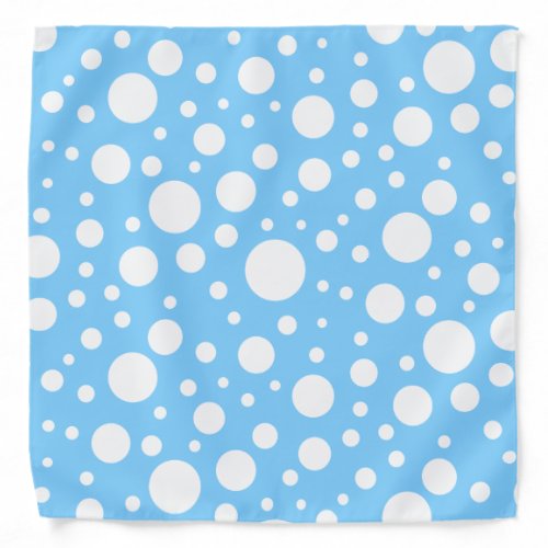 Blue Spots Bandana