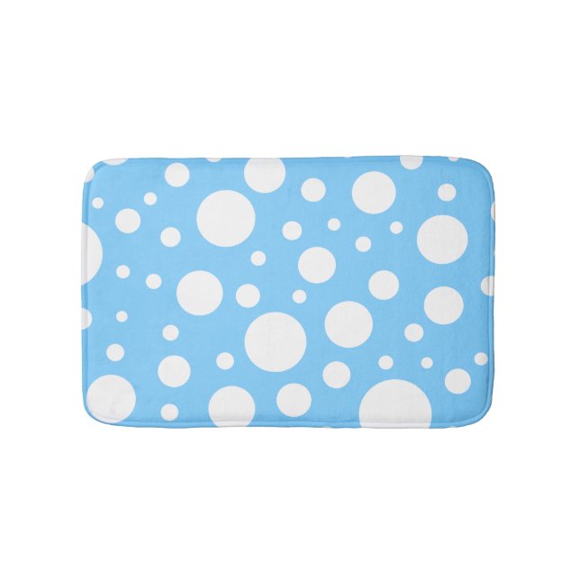 Blue Spots Bath Mat (Front)