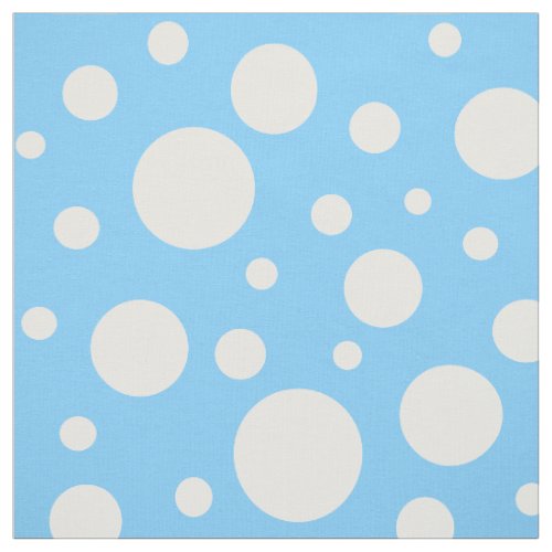 Blue Spots Fabric