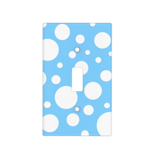 Blue Spots Light Switch Cover