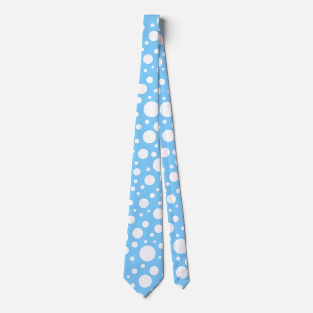 Blue Spots Tie (Front)