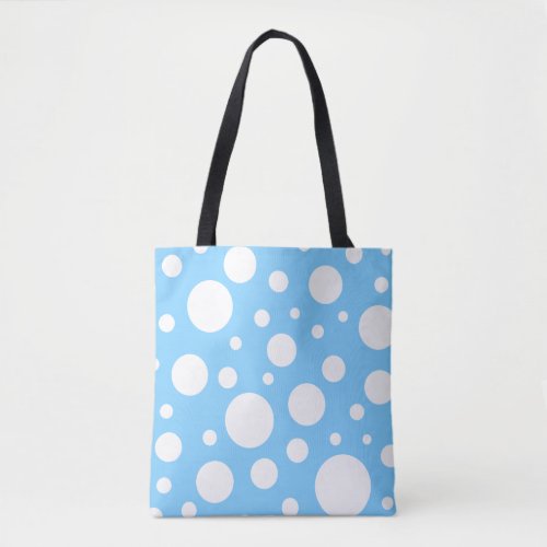 Blue Spots Tote Bag