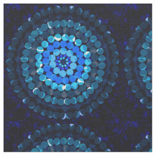 Blue Spotty Spots,   Fabric