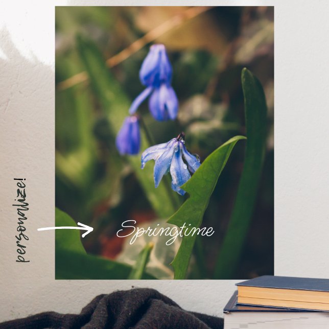 Blue Spring Flower Poster (Creator Uploaded)