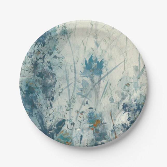 Blue Spring Paper Plates (Front)