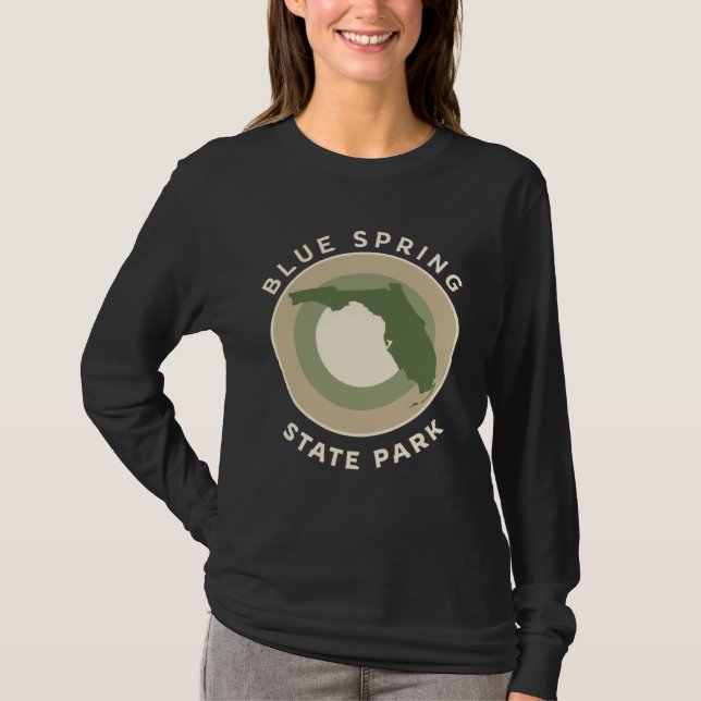 Blue Spring State Park Florida Bullseye FL Souveni T-Shirt (Front)