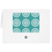 Blue Spruce Mandala Cards (Back Horizontal)