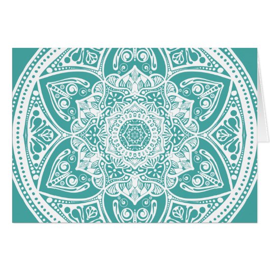 Blue Spruce Mandala Cards (Front Horizontal)