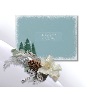 Blue Spruce Return Address Label