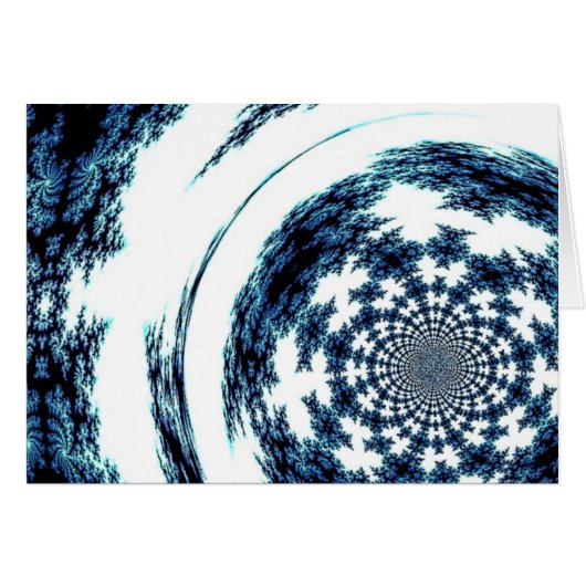 Blue Spun Thread Cards (Front Horizontal)