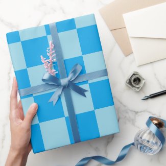 Blue square blocks geometric