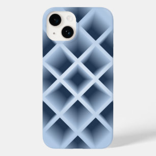 Blue square holes pattern Case-Mate iPhone 14 case