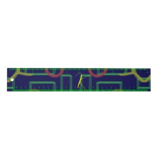 Blue Squares Geometric 