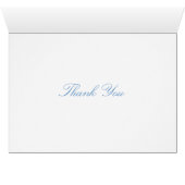 Blue Squares Pattern Thank You Cards (Inside Horizontal (Bottom))