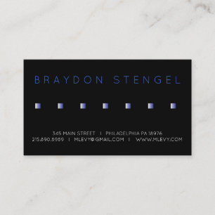 BLUE SQUARES Professional Business Card