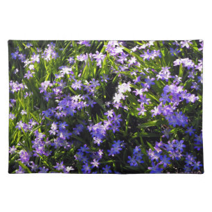 Blue Squill Spring Flowers Placemat