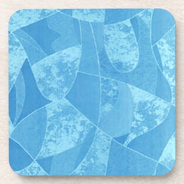 Blue Stain Glass Coasters (Front)