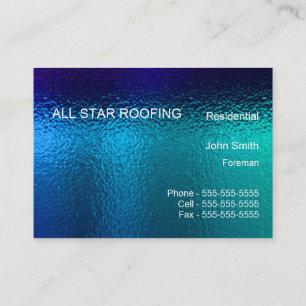 Blue Stained Glass Business Card Template Generic