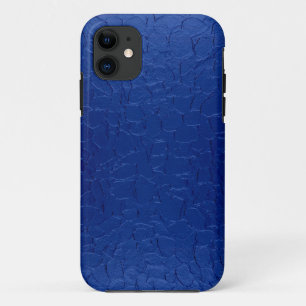 Blue Stainless Steel Metal iPhone 11 Case