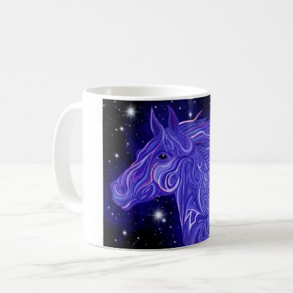 Blue Stallion Coffee Mug