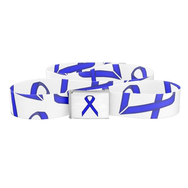 Blue Standard Ribbon by Kenneth Yoncich Belt (Zig-Zag)