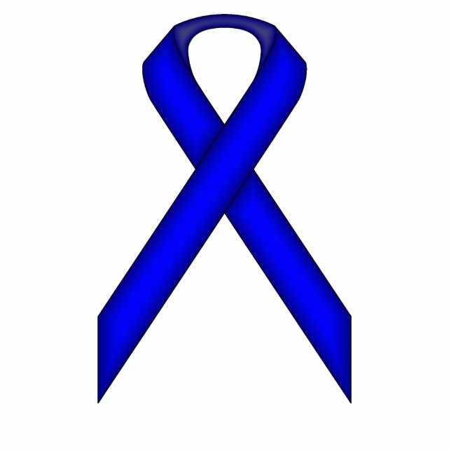 Blue Standard Ribbon by Kenneth Yoncich Cutout (Front)