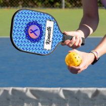 Blue Standard Ribbon by Kenneth Yoncich Pickleball Paddle