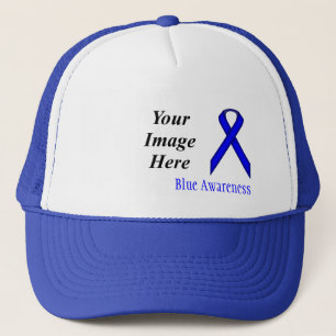 Blue Standard Ribbon by Kenneth Yoncich Trucker Hat