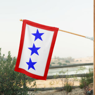 BLUE STAR (3 Serving) FAMILY House Flag