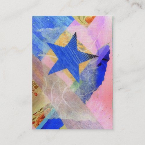 Blue Star ACEO artist trading card