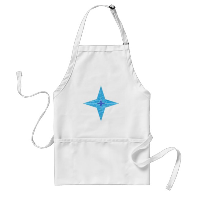 Blue Star Adult Apron (Front)