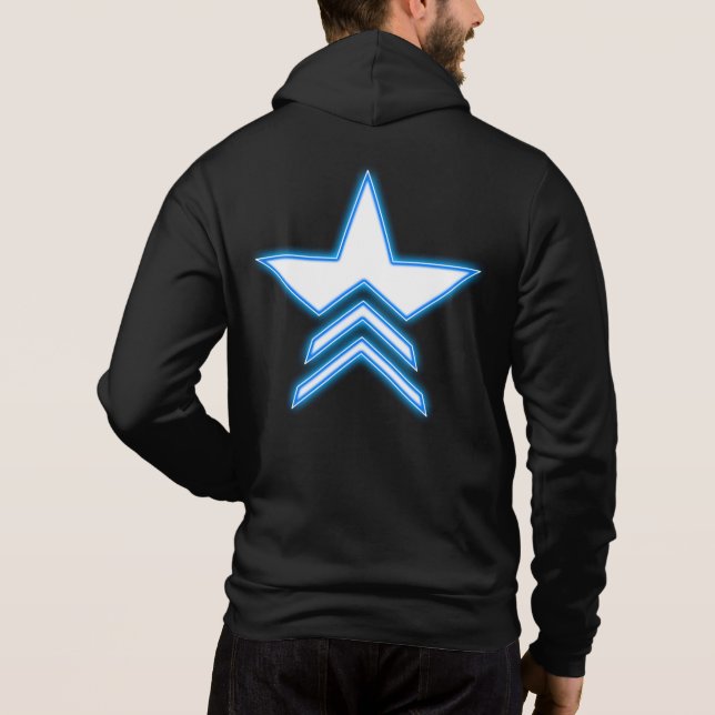 Blue Star Commander Hoodie (Back)
