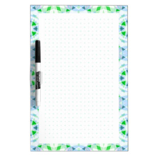 Blue Star Dot Grid College Girl School Planner Dry Erase Board