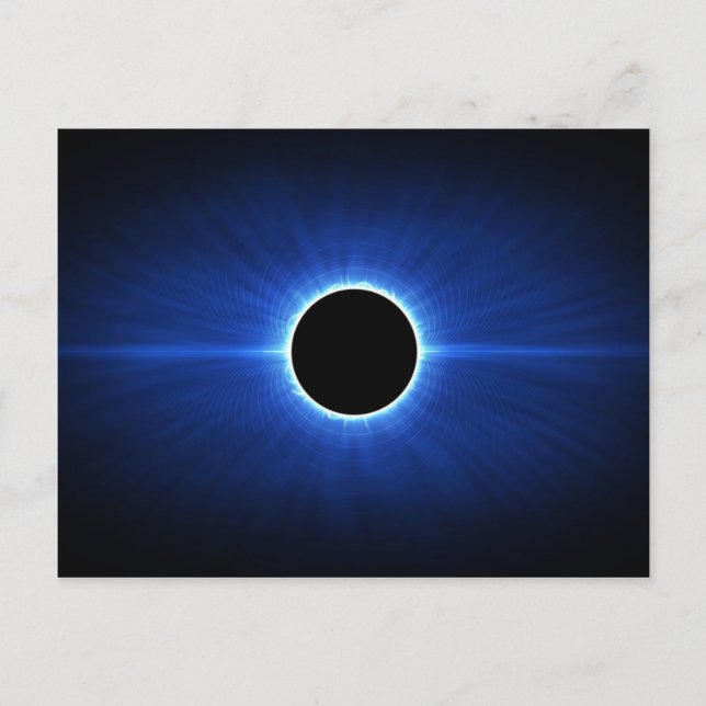 Blue Star Eclipse Postcard (Front)