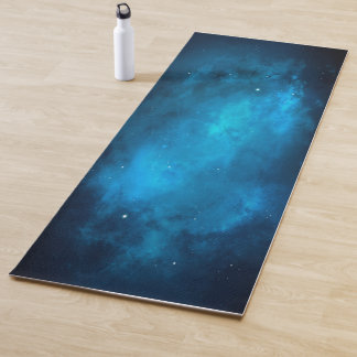 Blue Star Galaxy Universe Healing Yoga Mat