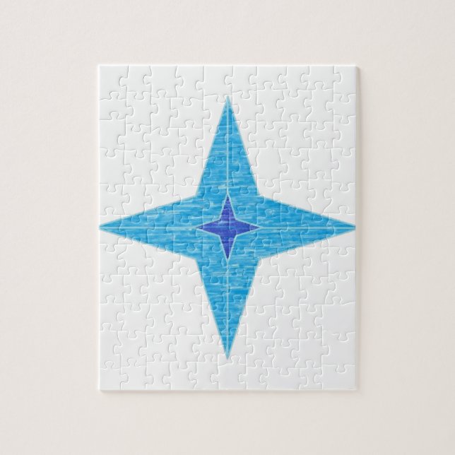 Blue Star Jigsaw Puzzle (Vertical)