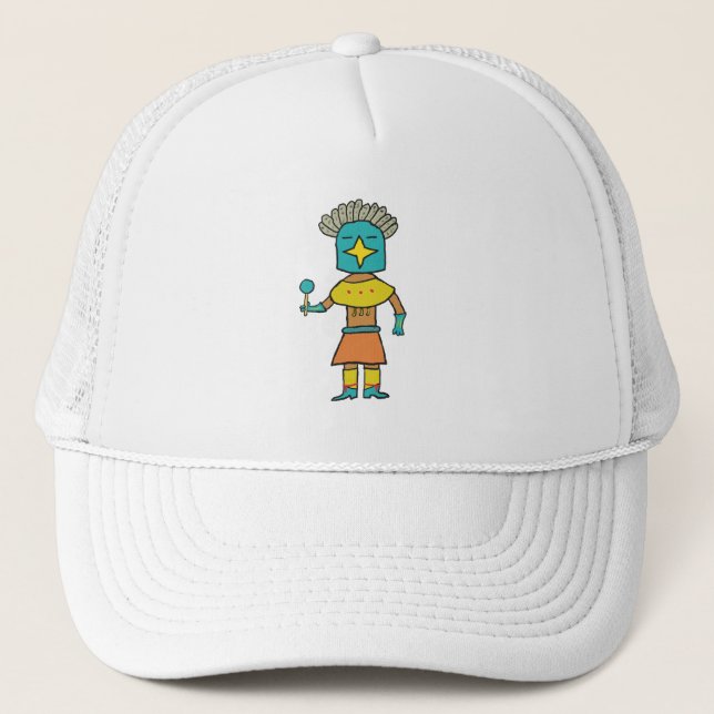 Blue Star Kachina Trucker Hat (Front)