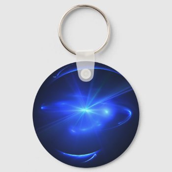 Blue Star Keychain by stellerangel at Zazzle