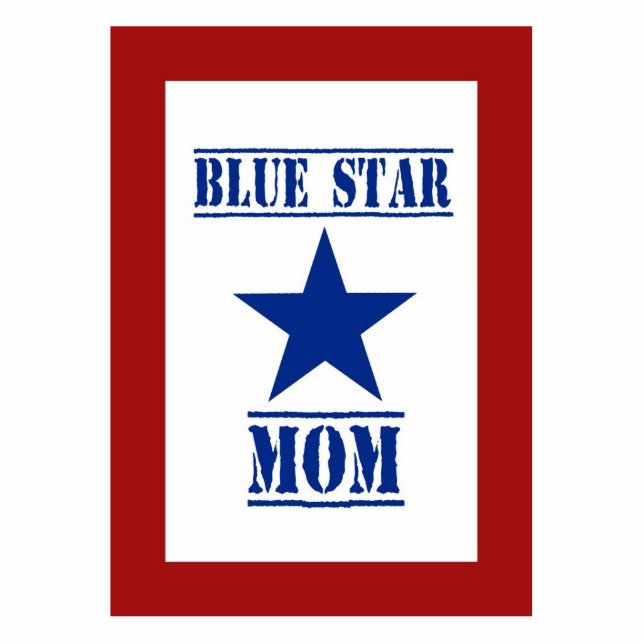 Blue Star Mom Military Statuette (Front)