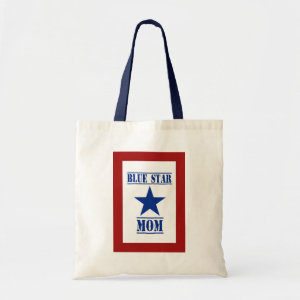 Blue Star Mom Military Tote Bag