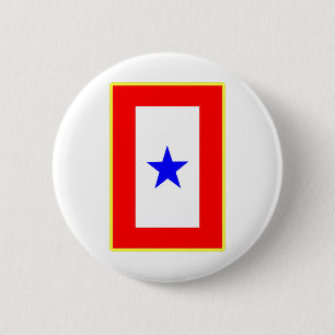 Blue Star Mother Button