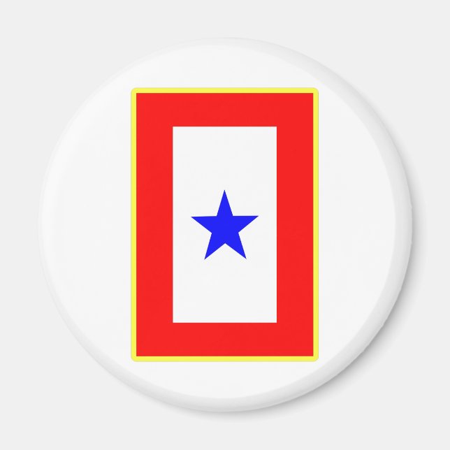 Blue Star Mother Magnet (Front)