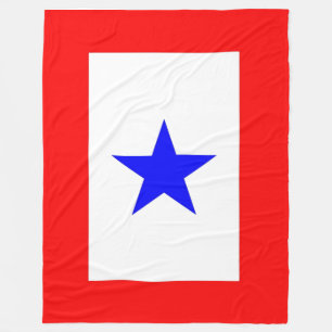 Blue star Mothers Fleece Blanket