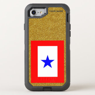 BLUE STAR MOTHERS OtterBox DEFENDER iPhone SE/8/7 CASE