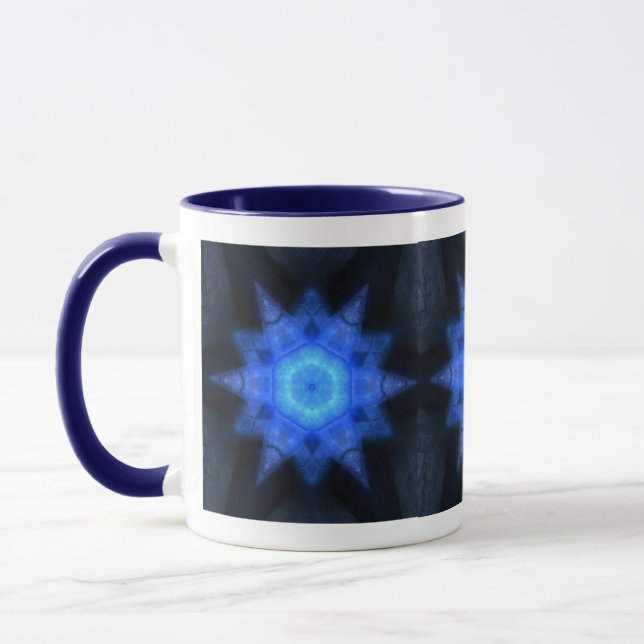 Blue Star Mug (Left)