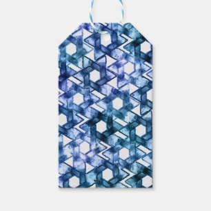 Blue Star of David Gift Tag