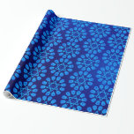 Blue Star Of David Hanukkah Wrapping Paper<br><div class="desc">*Customize by resizing tiled image.</div>