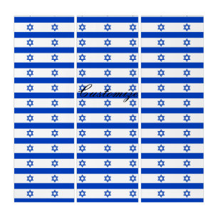 blue star of david striped Thunder_Cove Triptych