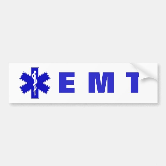 Blue Star of Life EMS Decal (Front)