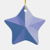 Blue Star Ornament Customizable Template | Zazzle